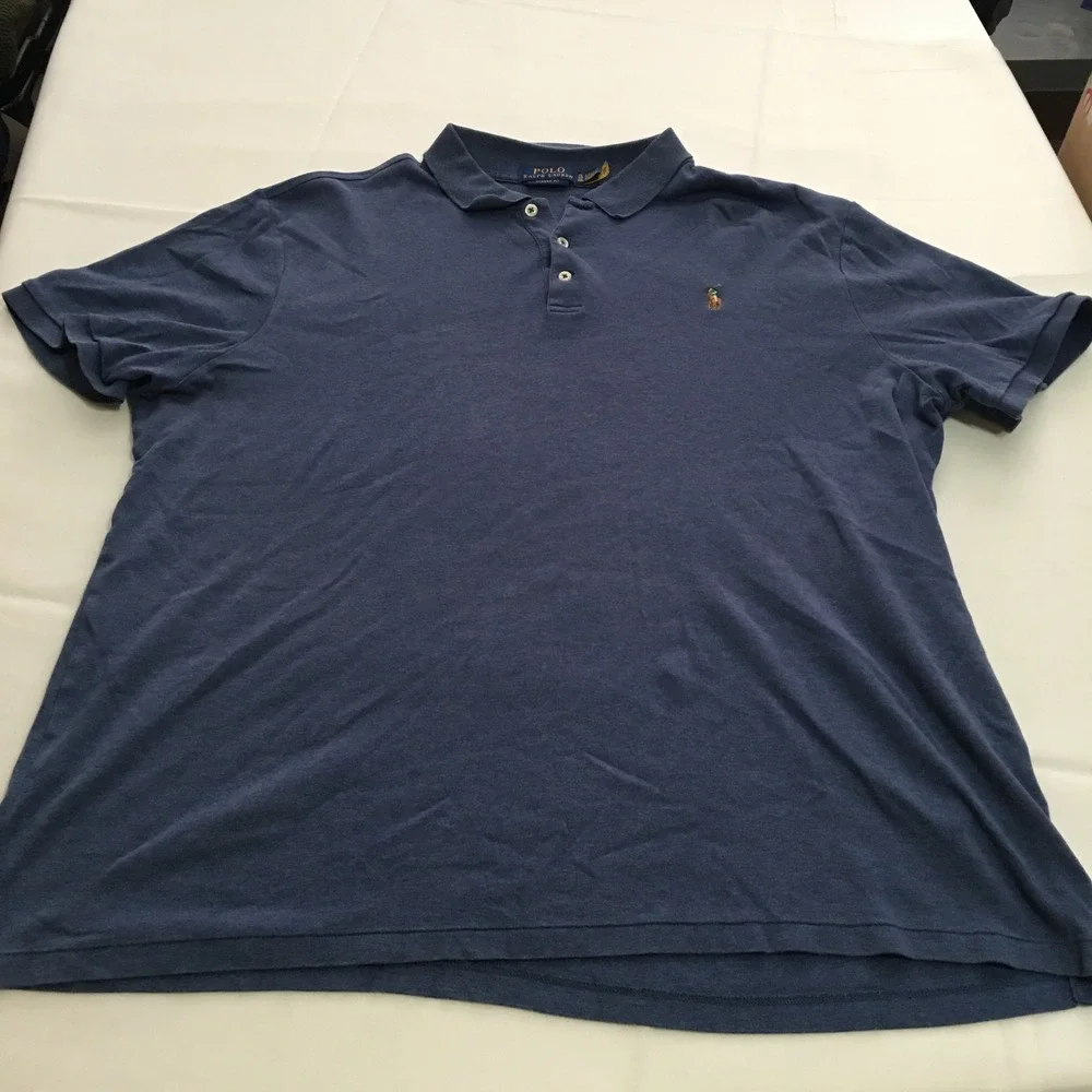 Lot of 5 Polo Ralph Lauren Polo Shirts Men XL Multicolor Classic Fit Preppy
